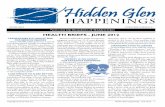 Hidden Glen HIDDEN GLEN HAPPENINGS News for the Residents of Hidden Glen HAPPENINGS Hidden Glen TRAMPOLINES
