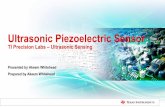 Ultrasonic Piezoelectric Sensor