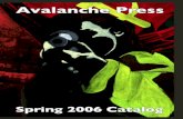 2006 Spring Catalog - Avalanche Press