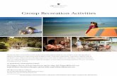 Group Recreation Activities - Marriott ... GROUP FITNESS ACTIVITIES BEACH BOOTCAMP: Boot Camp is a 1 hour group fitness class that promotes fat loss, increases cardiovascular efficiency