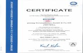 ISO certificate pewag Schneeketten GmbH & Co KG 50001