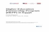 Higher Education Partnership Program (HEPP) in Egypt