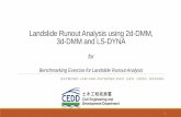 Landslide Runout Analysis using 2d-DMM, 3d-DMM and LS- · PDF file 2019-01-10 · Landslide Runout Analysis using 2d-DMM, 3d-DMM and LS-DYNA for Benchmarking Exercise for Landslide