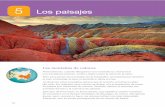 Las montañas de colores · PDF file Los paisajes naturales y los transformados Los elementos de los paisajes El paisaje es el aspecto que tiene una amplia extensión del terreno.