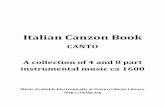 Italian Canzon Book - Washington Recorder ... 30 5 5 5 5 5 5 5 5 5 5 35 5 5 5 5 5 5 5 5 5 5 5 5 5 40 5 5 5 5 5 5 5 5 5 5 5 5 5 5 5 5 5 5 45 5 5 50 5 5 5 5 6 2 5 5 5 Typeset by Allen