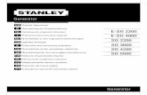 stanley- tory E-SG_SG.pdf · PDF file Generator Generator SG 2200 SG 3000 SG 4200 SG 5500 E-SG 2200 E-SG 4000 GB Original instructions Übersetzung der Originalanleitung Vertaling