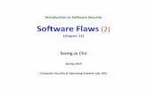 Introduction to Software Security Software · PDF file 2019-03-27 · - 3 - Contents Software Security Issues Software Bug/Flaw/Vulnerability Buffer Overflows Stack Buffer Overflows