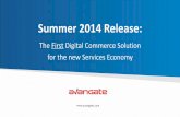 Summer 2014 Release - ... Localization Personalization Merchandising AB Testing In-App Purchasing Mobile Commerce Entitlement Mgmt Physical Delivery Cloud Activation Download/Key Mgmt