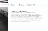 CURSOS BAGES - CFP · PDF file a les necessitats formatives del Bages i ... Tribologia centrada en confiabilitat. Nivell 1 16 h 21 h 18 h 8 h 20 h 20 h 20 h 8 h 6 h 10 h 20 h 6 h 10