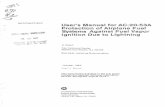 User's Manua Airp ane Systems Against Fue gnition to · PDF file 2010-03-04 · User's Manua Protection of Airp ane Fue Systems Against Fue Vapor gnition Due to Lightning N. Rasch