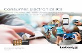 Consumer Electronics ICs - GLYN · PDF file Multi-Cell Li-ion/Polymer Battery Chargers — For notebooks, tablets and portable devices Type Device SMBus Interface V IN Range (V) Input