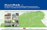 KonRek · PDF file Konversion und Regionalentwicklung in den Landkreisen Celle und Heide-kreis‘ werden die Aufgaben einer mi-litärischen Konversion mit der zukünf-tigen Regionalentwicklung