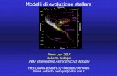 Modelli di evoluzione stellare - bo.astro.it bedogni/primolevi/2017/2017.03.24-stelle-  · PDF fileL’età degli ammassi si stabilisce dalla posizione del turn off 4. Minore è la