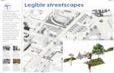 Legible streetscapes - · PDF file Legible streetscapes The proliferation of street furniture (bins, signs, bollards, streetlighting) can easily make the street a more confusing and