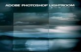 ADOBE PHOTOSHOP LIGHTROOM · PDF file 2015-01-22 · 01 Adobe Photoshop Lightroom을 소개합니다 촬영부터 출력까지 간편한 사진 작업 (Simplify photography from shoot