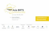 CONFERENCE - Asia BRTS Schedule.pdf · PDF file Chandramauli Shukla (IDA) Cebu Mr. Rafael Christopher L.Yap (CTOM)/ Mr. Nigel Paul C. Villarete (MCIA) Vadodara Shri. Ashwini Kumar