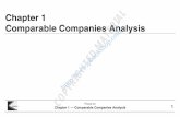 Chapter 1 Comparable Companies Analysis COPYRIGHTED · PDF file Chapter 1 — Comparable Companies Analysis 6 Step I: Select the Universe of Comparable Companies Screen for Comparable
