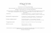 School of Psychology Doctorate in Clinical and Community · PDF file Doctorate in Clinical and Community Psychology Major Research Project/Paper Discussing causality with families