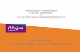 Ontwikkelingen & veranderingen in de zorg in Nederland en wat · PDF file 2017-05-18 · Feiten over de zorg in Nederland de zorg in Nederland Zorg 30% van overheidsbudget en kostenpost