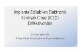 İmplante Edilebilen Elektronik Kardiyak Cihaz (ICED ... · PDF file İmplante Edilebilir Kardiyak Cihazlar PİL (Pacemaker)/ İmplante edilebilen kardiyoverter-defibrilatörler (ICD)