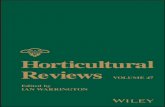HORTICULTURAL REVIEWS Volume 47 · PDF file American Society for Horticultural Science International Society for Horticultural Science. HORTICULTURAL REVIEWS Volume 47 Edited by Ian
