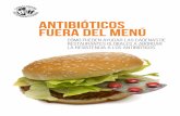 Antibióticos fuera del menú -