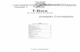 C A R L F I S C H E R Beginning Band Grade 1 T-Rex · PDF file T-Rex (Tyrannosaurus Rex) is a miniature tone poem for a young band. The story: The ominous sound of an oncoming storm