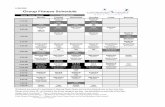 Group Fitness Schedule - Cottonwood Heights · PDF file Group Fitness Class Descriptions BOOTCAMP/HIIT: High-Intensity Interval Training, is a training technique in which you give