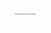 Corticocorticoids · PDF file 2018. 12. 23. · •Mineralocorticoids •Mineralocorticoids help to control fluid status and concentration of electrolytes, especially sodium and potassium.