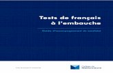 Tests de français - Collège de Maisonneuve
