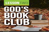 LESSONTWO GOD’S BOOK CLUB - Teach For Souls