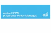 Aruba CPPM (Clearpass Policy Manager)