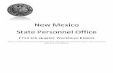 New Mexico State Personnel FY14 Q4 FY15 Q1 FY15 Q2 FY15 Q3 FY15 Q4 Classified Employees Workforce Regular Employees Term Employees Temporary Employees Workforce Data Union Represented