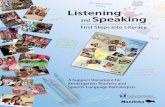Listening and Speaking Support