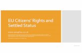EU Citizens’ Rights and Settled Status