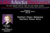 Perfect press kits & press releases