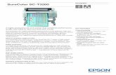 DATASHEET SureColor SC-T3200 - Ikon Office Technology SureColor... · PDF fileSureColor SC-T3200 DATASHEET A highly ... Epson's PrecisionCore TFP printheads do not need replacing