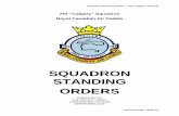 SQUADRON STANDING ORDERS -