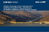 A DFID evidence-into-action paper