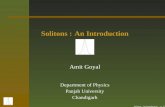 Solitons : An Introduction