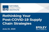 Rethinking Your Post-COVID-19 Supply Chain Strategies