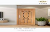 SOLID MOULDED PANEL DOORS -