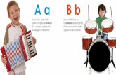 · PDF file Por eso se USa como instrumento de percusión. KALIMBA BATERíA CíTARA I acordeón tiene un teclado y botones. La parte de en medio se llama el fuelle. iPara tocar el