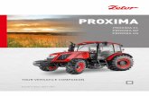 PROXIMA CL PROXIMA GP PROXIMA HS - Jacob’s Service proxima tractors are universal wheeled farm tractors specifically designed for working with agricultural implements, industrial