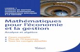 Mathématiques pour l’économie et la gestion · PDF file Skander Belhaj Mathématiques pour l’économie et la gestion Analyse et algèbre Constitué d’un cours completet de