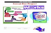 DMST GRAPHIC DESIGN Cereal Box · PDF file cereal, the box and the design. " "! " " " CEREAL COST COST TO MAKE ! 15 oz $0.70 ! Sugar coating $0.27 ! Coloring (raspberry red, lemon