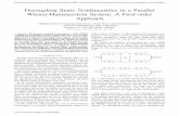 Decoupling Static Nonlinearities in a Parallel Wiener-Hammerstein pdreesen/pub/pdreesen_i2mtc2015... · PDF file 2019-04-08 · Decoupling Static Nonlinearities in a Parallel Wiener-Hammerstein