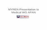 MYREN Presentation to Medical WG · PDF file Centre in Cyberjaya (the country’s first intelligent city) Malaysian Research & Education Network (MYREN) ... ANGKASA, Putrajaya 11.