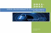 UD4 Actividad 5 Cortafuegos Software ... UD4 Actividad 5 Cortafuegos Software Alumno: José Jiménez Arias Módulo: Seguridad Y Alta Disponibilidad 2011-2012 4 Observamos la siguiente