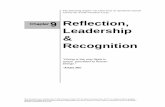 Reflection, Leadership and Recognition ... Reflection, Leadership and Recognition ... understanding of the service issues being addressed in their local community through the YVC.